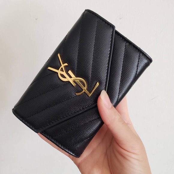 ❌SOLD❌Saint Laurent black wallet - Picture 9 of 14